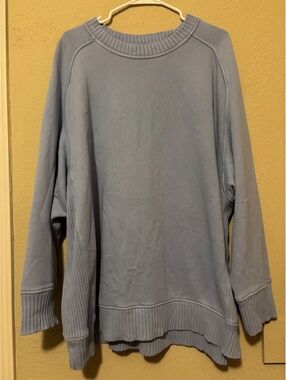 Aerie Light Blue XL Oversized Sweatshirt